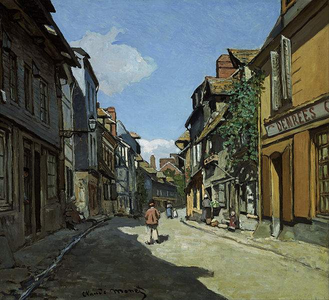 Claude Monet Rue de la Bavole Honfleur impressionnisme