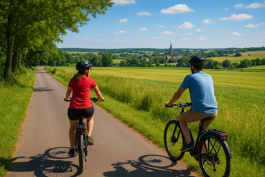 honfleur pont l eveque a vélo   HonfleurTours