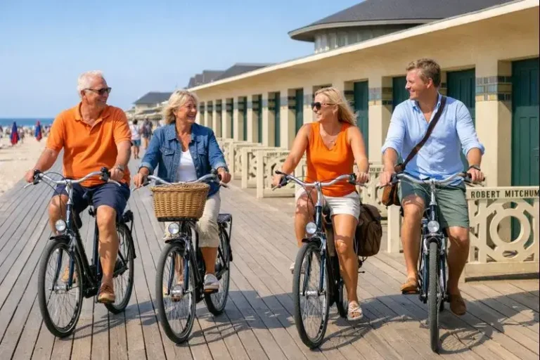 visite privee a velo deauville et Trouville​   HonfleurTours